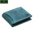 WildHorn Nepal® RFID Protected 100% Men Leather Wallet (Blue Hunter). 