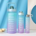NepLiving 3pcs/Set Sports Large Capacity Water Bottle For Hiking Camping Cup ( 2000ml-900ml-280ml). 