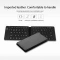 Fashion Slient Wireless Folding Keyboard Mini Rechargeable Bluetooth Keyboard Portable Slim Design Foldable Keyboard Office. 