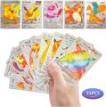 Dezva Silver Foil Card Assorted Cards 55 PCS - (V Series Cards Vmax GX Rare Silver Cards and Common/Rare Mystery Card) Best Gift for Collectors. (Silver). 