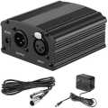 48V Phantom Power Supply With Cable And Adapter For Any Condenser Microphone (Bm-800). 