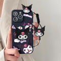Kuromi Case OPPO CPH1903 CPH1905 CPH1907 CPH1909 CPH1911 CPH1912 CPH1913 CPH1920 CPH1923 Phone Case Fashion Cartoon Cute Kuromi with Lanyard Stand Holder Soft Silicone Rubber Shock-proof Back Cover. 