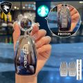 TPU Car key Proton car smart key case key case for S70/X50/X90 Key Case Keyless Smart Entry key Proton Cover kunci Keychain  key cover. 