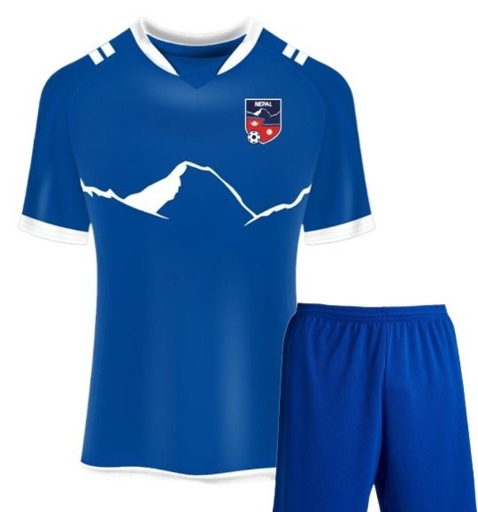 Nepal%20Football%20Jersey%20Set%20For%20Men%20-Color%20White,%20Red%20And%20Blue%20-%20Image%203