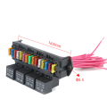 Car Fuse Box Black Car Fuse Box Plastic Car Fuse Box 15 Circuit Fuse Box Fuse Holder Car Supplies. 