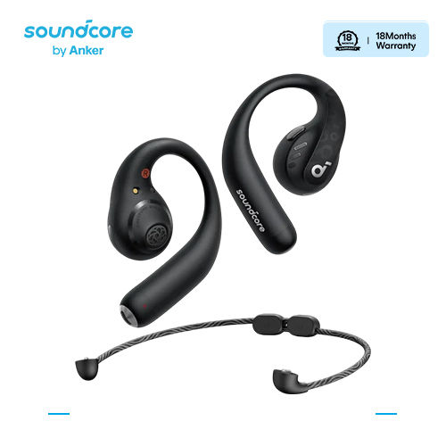 Anker Soundcore AeroFit（Bluetooth 5.3） Amazon.com: Soundcore by Anker, AeroFit Open-Ear Headphones