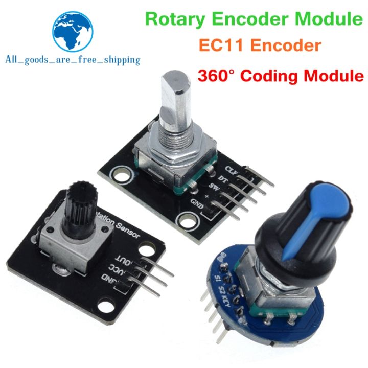 TZT 360 Degrees Rotary Encoder Module Rotary Potentiometer Analog Knob ...