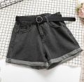 High Waist Denim Half Pants Shorts For Women - all color | Fashion High Waist Denim Half Pants For Women // HP. 