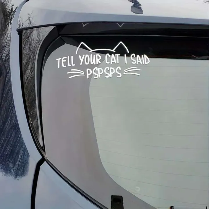 TELL%20YOUR%20CAT%20SAID%20Car%20Cute%20Cat%20Motorcycle%20Computer%20Wall%20Decoration%20Sticker%20-%20Image%202