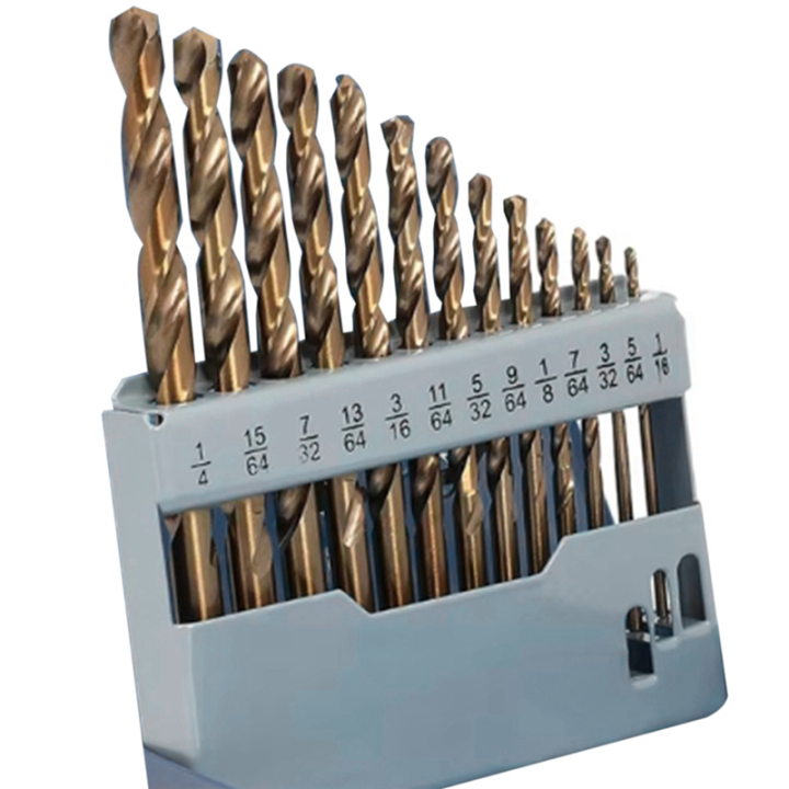 Cobalt Drill Bits Set M35 High Speed Steel Twist Jobber Length for ...