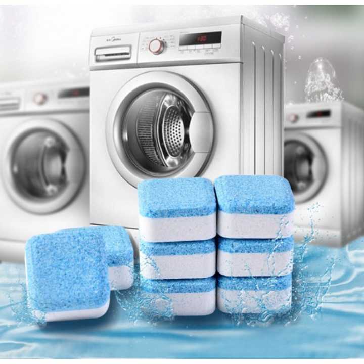 Washing Machine Cleaner Stain Dirt Washing Cleaning Washer Clean Detergent Effervescent Tablet-12 Pcs