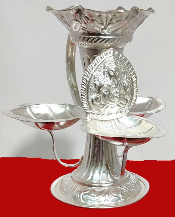 Silver%20Plated%20Ganesh%20Tikadani,Pooja%20Items,%20-%20Image%202
