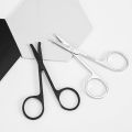 1Pcs Professional Small Ear Nose Hair Scissors, with Curved Safety Blades & Rounded Tip, for Trimming Small Details Facial Hair, Trimming Nasal Hair. 