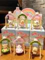 [Haler] Line Art Happy Puppy Swing Blind Box Peripheral Desktop Ornament Girls Birthday Gift for Best Friend. 