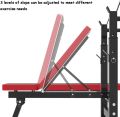 Adjustable Folding Fitness Barbell Rack and Weight Bench for Home Gym, Strength Training Bench  Gym Bench. 