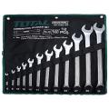 Total 6-32mm 12 Pcs Combination Spanner Set Cr-V Industrial THT1022122. 