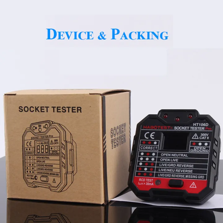 Tester%20RCD%20Check%20Phase%20Neutral%20Plug/Maker%20Tester%20Socket%20Test%20Digital%20HT106/HT107%20Socket%20Tester%20Voltage/British%20European%20Grounding%20NCV%20-%20Image%206