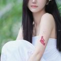【Mega Sale】Lori Hand Tattoo Sticker Waterproof Long-lasting Girl Softhearted Girl Lo fireworks sweet cool wind sticker. 