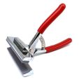 Portable Alloy Canvas Pliers Red Shank Canvas Stretching Canvas Tightening Pliers Padded Handle Ergonomic Art Framing Tool Beginner Art Frame Making Supplies. 