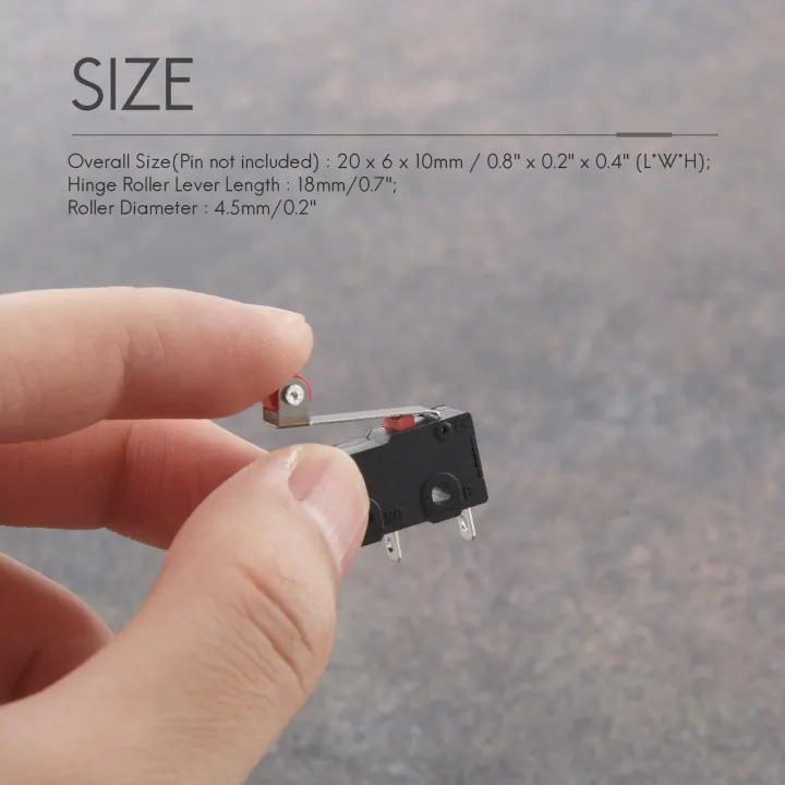 10%20Pcs%20Mini%20Micro%20Limit%20Switch%20Roller%20Lever%20Arm%20SPDT%20Snap%20Action%20LOT%20-%20Image%204