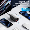 Essager 100W GaN Charger Desktop Laptop Fast Charger 65W 4 in 1 Adapter For iPhone 15 14 13 Pro Max Phone Charger Xiaomi Samsung. 