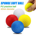 42Mm Mixed Color Pu Foam Solid Sponge Soft Ball Indoor Golf Practice Ball Toy Ball Junna. 
