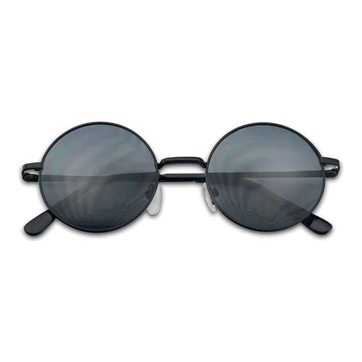 Luxury Fashion Round Black Small Face Fit Sunglasses For Men - Men's Black Shade Stylish Sunglasses |