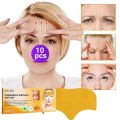 10-pcs Forehead Line Removal Patch Forehead Firming Mask Anti Wrinkle Frown Lines Treatment Stickers Anti-aging Lifting Care. 