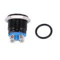 2X Horn Switch Horn Button Push Button Switch For Car 16mm 12V. 