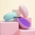 Mini Detangling Hair Brush Egg Round Shape Hair Brushes Anti-knotting Hair Smoothing Combs Anti Static Massage Hair Care Tools. 