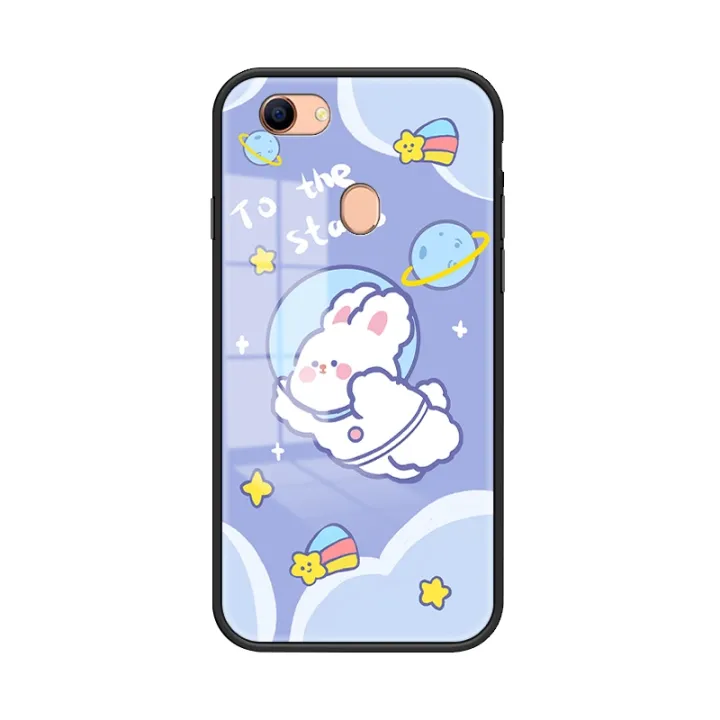 lthmy%20for%20OPPO%20F5%20Tempered%20Glass%20Casing%20Soft%20TPU%20Edge%20Protection%20Hard%20Shockproof%20Fashion%20Back%20Cover%20-%20Image%204