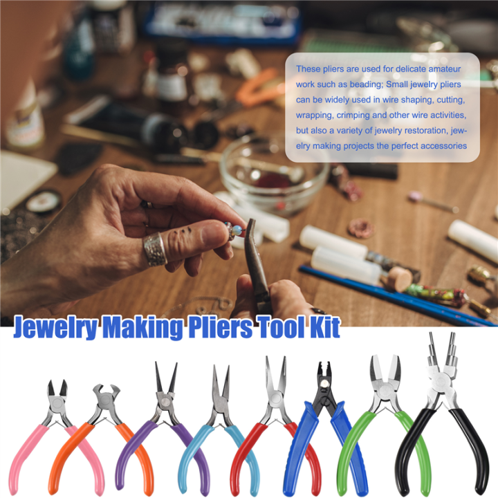 8%20Pieces%20Jewelry%20Making%20Pliers%20Tool%20Kit,%20Needle%20Nose%20Pliers,%20Round%20-%20Image%202