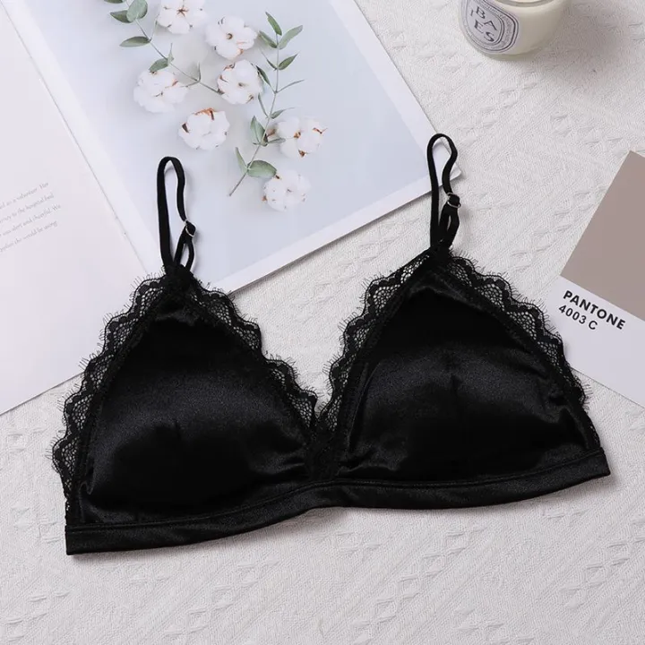 Bra%20-%20Elastic%20Straps%20Wireless%20Sexy%20Lace%20Bra%20Cozy%20Satin%20Bras%20For%20Women%20-%20Sexy%20Lingerie%201%20PCS%20Only%20-%20Image%204