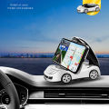 Phone Holder Multi-function Sports Car Shape Stable Base Foldable 360 Degrees Rotation Support The Phone Portable Car Windscreen Dashboard Navigation Bracket for Car. 