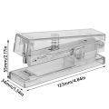 Creative Use 24/6 26/6 Staples Stapler Effortless Large Size Stapling Machine Transparent Labor-saving Manual Binding Tool Office School. 