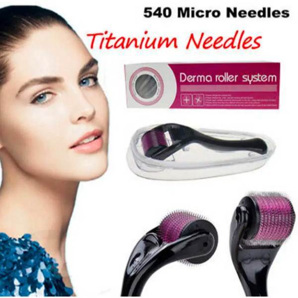 0.5mm Derma Roller 540 Micro Needle Therapy Skin For Hair Treatment and Face