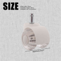 5Pcs Office Chair Casters Wheels 2 Inch Universal for All Floors. 