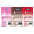 Durex Condoms | 120 Count (12 Mix Flavor Pack) | Bubblegum + Chocolate Strawberry | Extra Thin | From Haatbazar | Haat bazar | Haatbazaar | Hatbazar. 