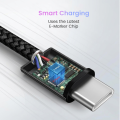 (New Launch) Ultima Flow 100 | 100W Type C to C Fabric Braided Cable | Super Fast Charging Charges Laptops | E-Mark IC Protects Battery Health | USB 2.0 For Fast Data Transfer | 1 Year Replacement Guarantee. 