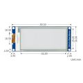 OUMERY 2X 2.9 Inch E-Ink Display Local Refresh 296X128 Resolution SPI Communication Interface for 4. 