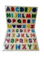Educational Wooden English Alphabet Puzzle Board For Kids. 