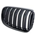 FORIDE 2X Gloss Black Front Kidney Grill Grille for E92 E93 3-Series 328I 335I Coupe 2011-2013. 