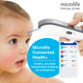 Microlife NC 150 BT | Non-Contact Thermometer with Bluetooth Connectivity | Measures in 3 Seconds | Connects to Microlife Connected Health+ App | Hygienic and Safe Non-Touch Measurement | Suitable for Babies and Adults. 