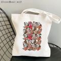 Shopping Bag For Women Beagle Dog Yoga Printed Kawaii Bag Harajuku Shopping Canvas Shopping Bag Girl Handbag Tote Shoulder Handbag J4EE. 
