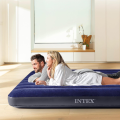 INTEX Dura-Beam® Standard Classic Downy Air Mattress (Pump Included)( 60''x 80'' x 10''). 