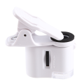 100X Zoom Clip-on Microscope with LED Light, Portable Magnifier Loupe Pocket Magnifying Lens Glass. 