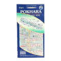 Trekking Map Pokhara City & Lake Side. 