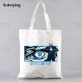 Sutuiying Gojo Satoru Jujutsu Kaisen Otaku Women Men Handbags Canvas Luxury Tote bags Reusable Cotton High capacity Shopping Bag. 