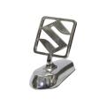 Suzuki Emblem Ornament Hood Badge Logo - Silver. 