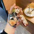 Little Bear Milk Tea Cup Keychain. 